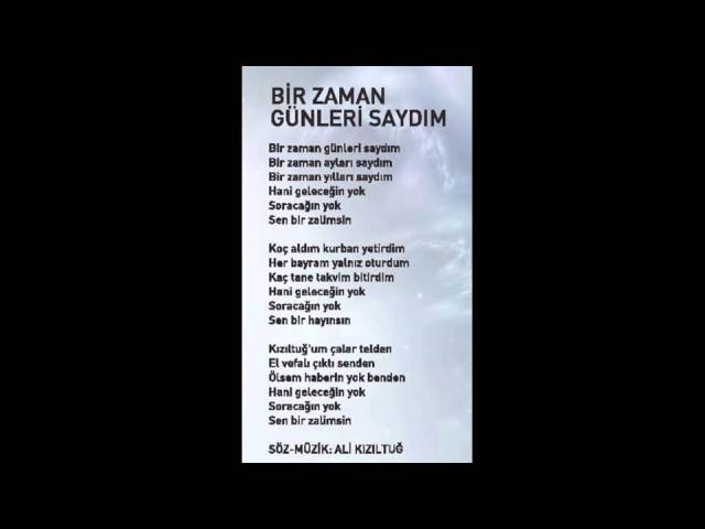 Sevcan Orhan - Bir Zaman Günleri Saydım