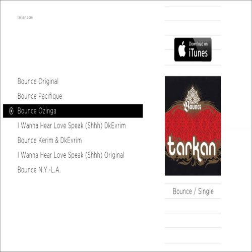 Tarkan - Bounce Ozinga